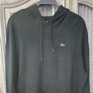 Lacost green L/S cotton Hoodie . Size 3xl